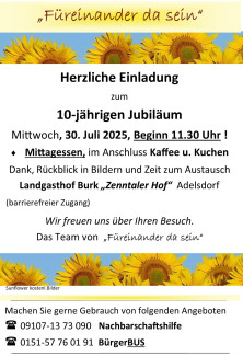 Jubiläum 