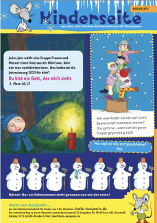 Kinderseite Gemeindebrief 1 2023